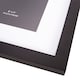 image 5 of Classic Designer Mat Black MDF 5x7 Picture Frame for Free Standing or Wall Hung | Black | 5" x 7"