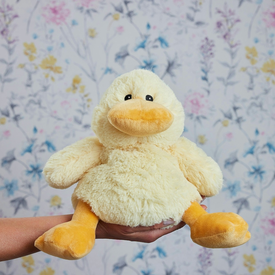 image 1 of Warmies Plush Chick Microwavable Weighted Teddy