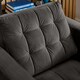 image 4 of Furniturebox Jolene Dark Grey Velvet Armchair