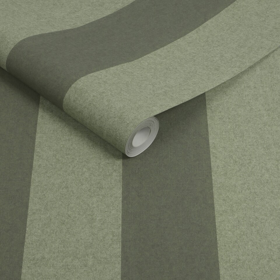 image 1 of Superfresco Easy Regent Stripe Forest Wallpaper