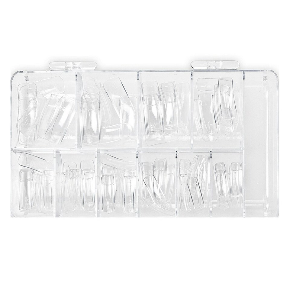 image 1 of NeoNail Clear Tips for Gel and Acrylic Nails 120 pcs N/A