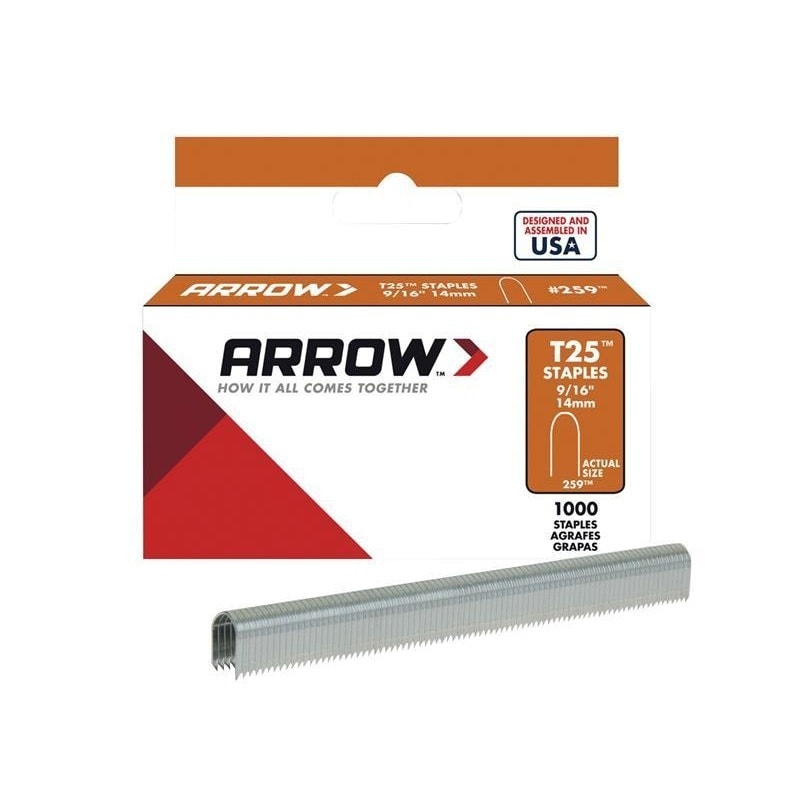 Arrow T25 Staples - Multi Colour - 14mm (9/16in)