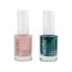 image 2 of Nail HQ Evergreen Dream Duo - Nude Base Coat & Forest Gloss Nail Polish Duo | Multi | Perfect Nude Base Coat, Forest | 122.0GRAMS