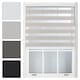 image 1 of Day and Night Zebra Roller Blind 235cm Wide x 165cm Long | Grey | Grey