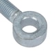 image 5 of Swing Gate Long Eye Bolts Hinge + Nuts Adjustable Zinc Plated 16 x 150mm 4pc Silver