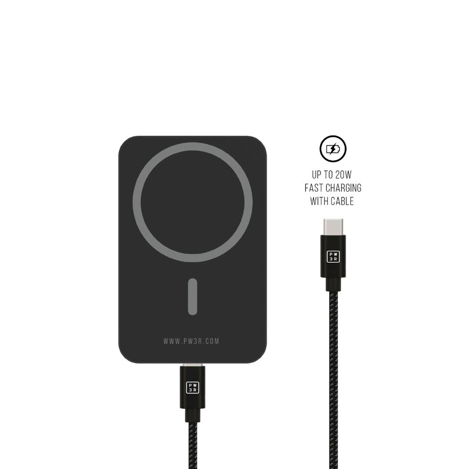 image 1 of PW3R 5000mAh Magnetic Power Bank