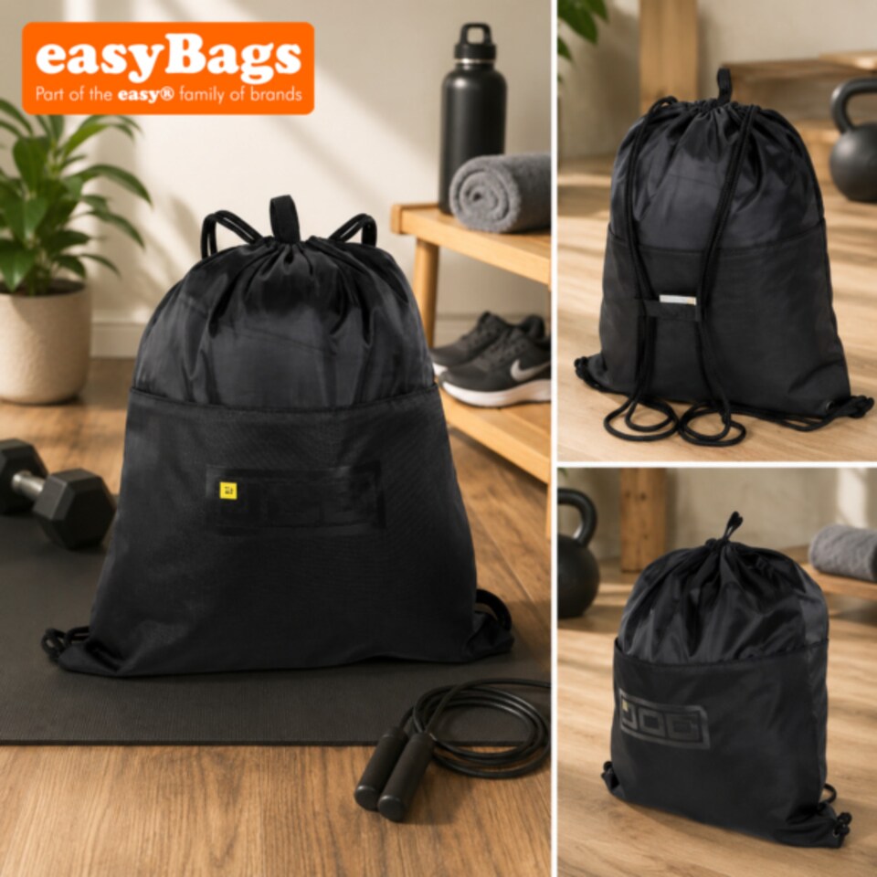 image 1 of Drawstring Bag JCB Durable & Lightweight Everyday Use Bag