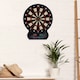 image 2 of HOMCOM Electronic Hanging Dartboard LED Digital Score Set 27 Games and 202 Variations with 12 Soft Tip Darts
