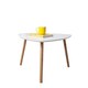 image 7 of Malme Extra Large Side Table in Classic White and Natural Pine White