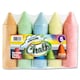 image 1 of Pack of 5 9cm Jumbo Coloured Sidewalk Chalk by World of Colour