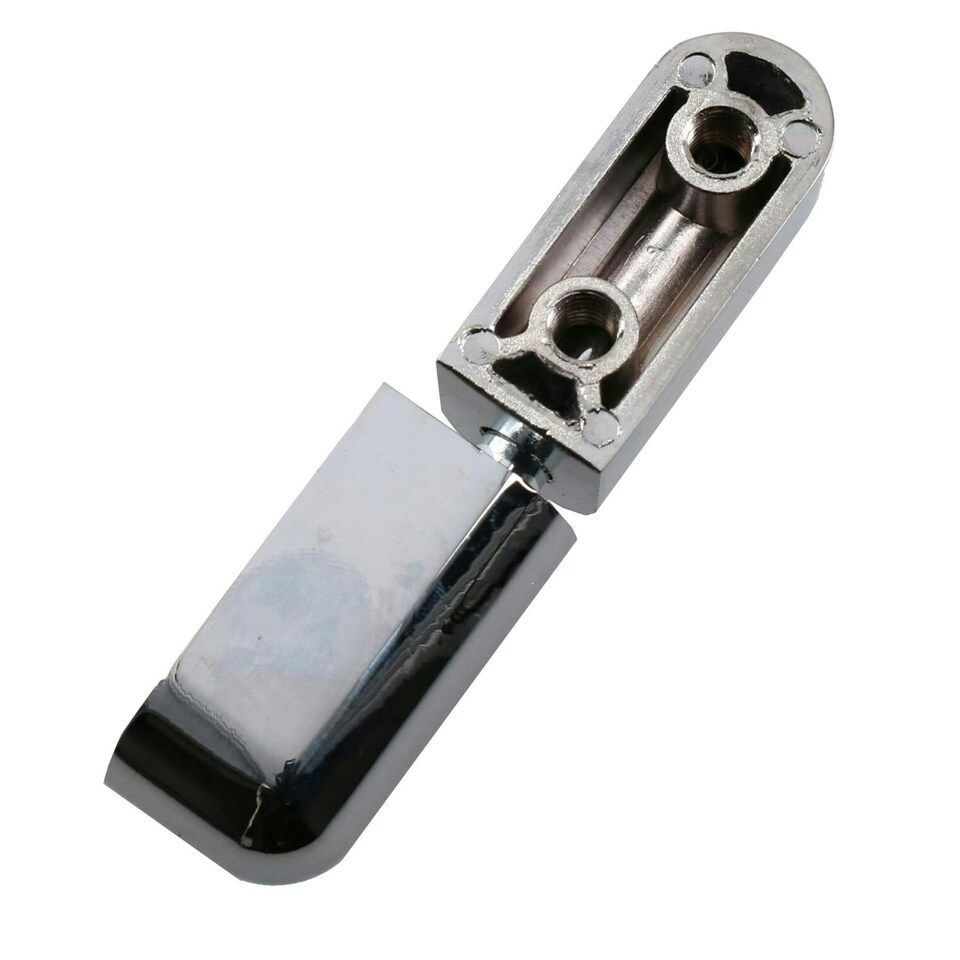 image 1 of Lift Off Chrome Knuckle Hinge Concealed Fixing 16x76mm Heavy Duty Industrial Silver