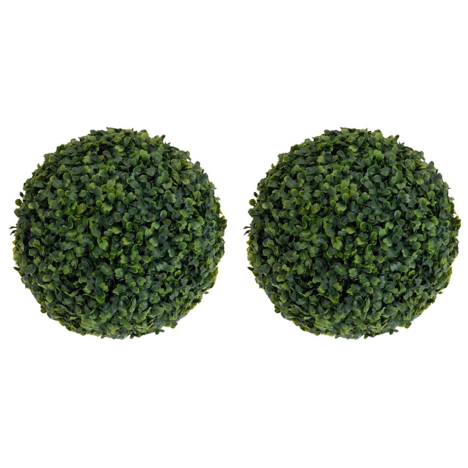 image 1 of 30cm Artificial Decorative Hanging Ball Tree | Green | 2