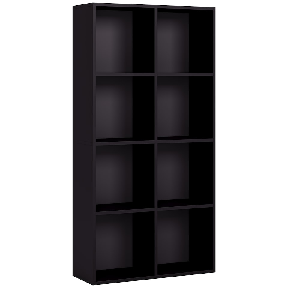image 1 of Vida Designs 8 Cube Storage Unit, Black