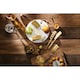 image 5 of Artesà Round Marble Cheese Board Platter White
