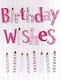 image 3 of Birthday Wishes Gigantic Greeting Card Embellished & Flittered A4 Sized Cards