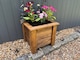 image 5 of Prestbury Raised Square Large Planter - Timber - L47.5 x W47.5 x H42 cm - Minimal Assembly Required | Brown