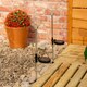 image 2 of ValueLights 2 Pack Solar Powered Outdoor Fairy Globe Spike Lights Garden Stake Lamp