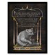 image 1 of Joris Hoefnagel Framed Wall Art Latin Beatitudes with Sloth Illustration