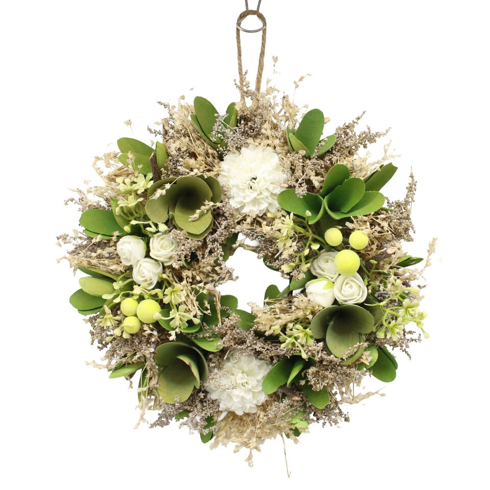 Hanging Door Wreath Round Spring Easter Christmas Wall Decor