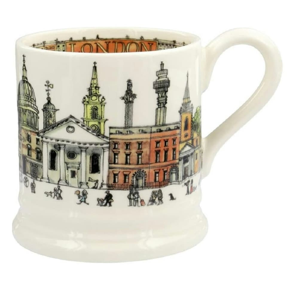 image 1 of Mug: 1 x 300ml London Mug, Ceramic White
