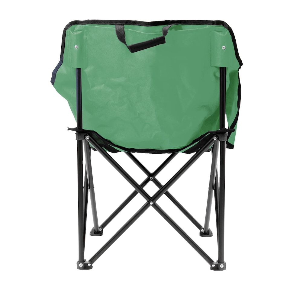 image 1 of Harbour Housewares Premium Folding Camping Chairs with Pockets & Carry Bag - Green - Pack of 2 | Green | Green
