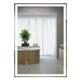 image 9 of kleankin Illuminated Bathroom Mirror with LED Lights, Defogging Film