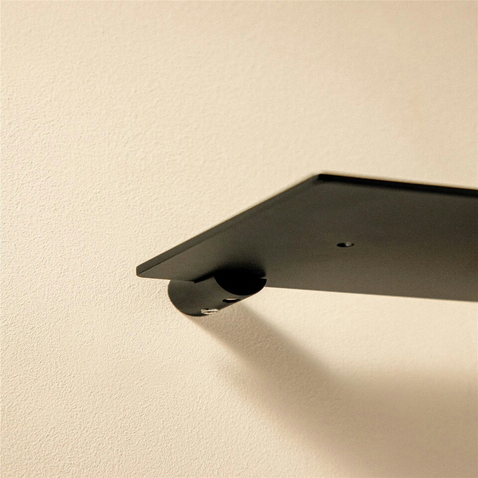 image 1 of Cosmic Shelf w/ Screws & Durable Stainless Steel for Bathroom,Matt Finish Black N/A