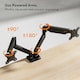 image 4 of VonHaus Gas Powered Dual Monitor Stand for 10-32" Screens
