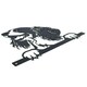 image 3 of Black Metal Peeking Spaniel Silhouette with Fixing Plate Garden Ornament Gift