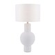 image 8 of Meredith White Ceramic Table Lamp White