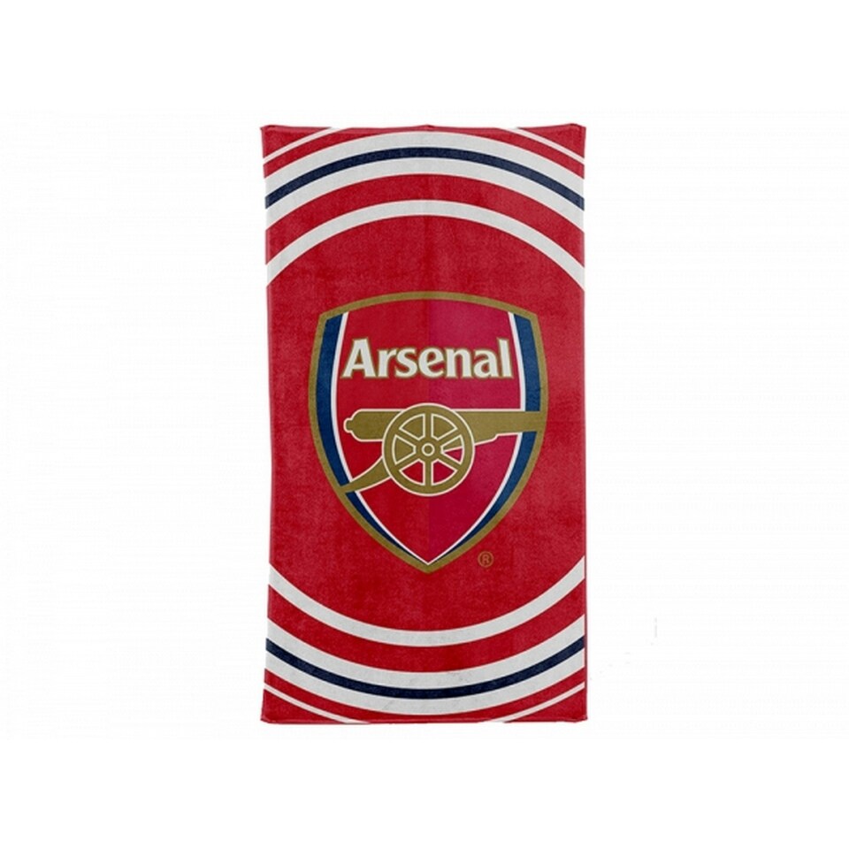 Arsenal FC Official Pulse Design Towel - Red/White/Blue - One Size