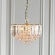 image 2 of Fargo 3 Light Ceiling Pendant Acrylic, Brass, E14