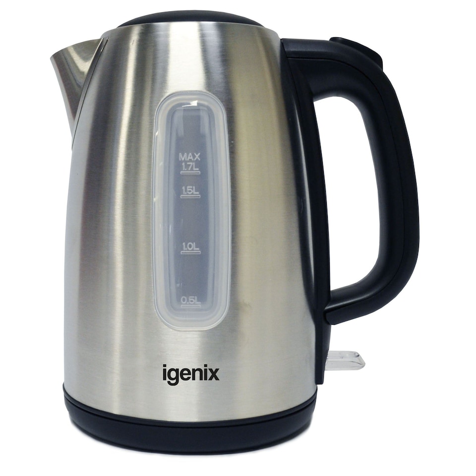 image 1 of Igenix IG7731, Cordless Jug Kettle, 1.7 Litre, 2200W, Stainless Steel