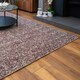 image 3 of KUKOON Heather Purple Mottled Shaggy Living Room Area Rug 80cm x 150cm