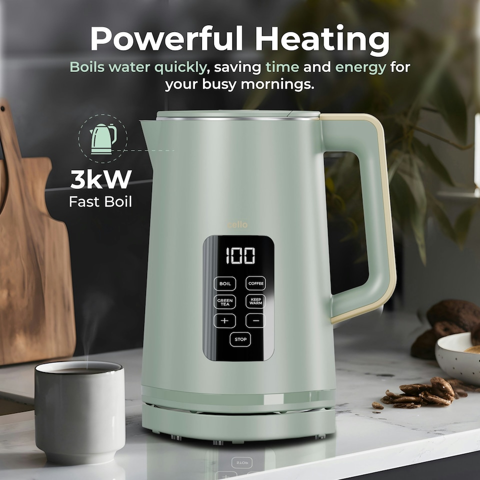 image 1 of Cello Digital Kettle with Temperature Control
