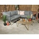 image 2 of 3 Piece Corner Lounging Garden Furniture Set Including Cushions