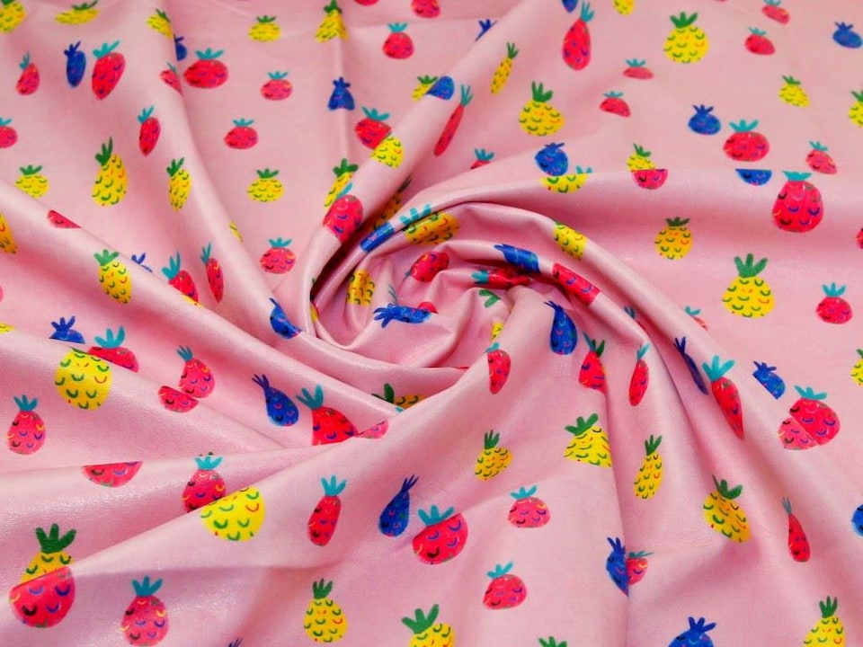 Pink Faux Leather Fabric for Bag Making, Dressmaking, Upholstery, 139cm / 54" Wide - per metre