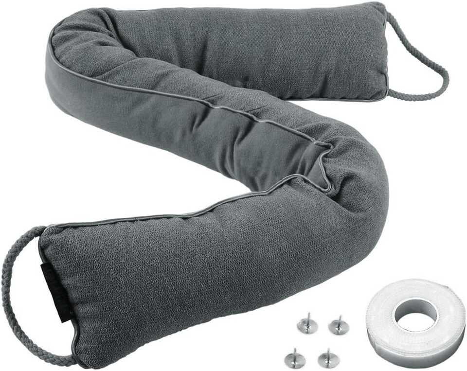 1-Pack 91 x 8 cm Heavy Under Door Draught Excluder Cushion Draft Wind ...