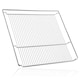 image 4 of SPARES2GO Shelf compatible with Cookology Oven Cooker Grill Wire Rack Chrome 465 x 365 mm