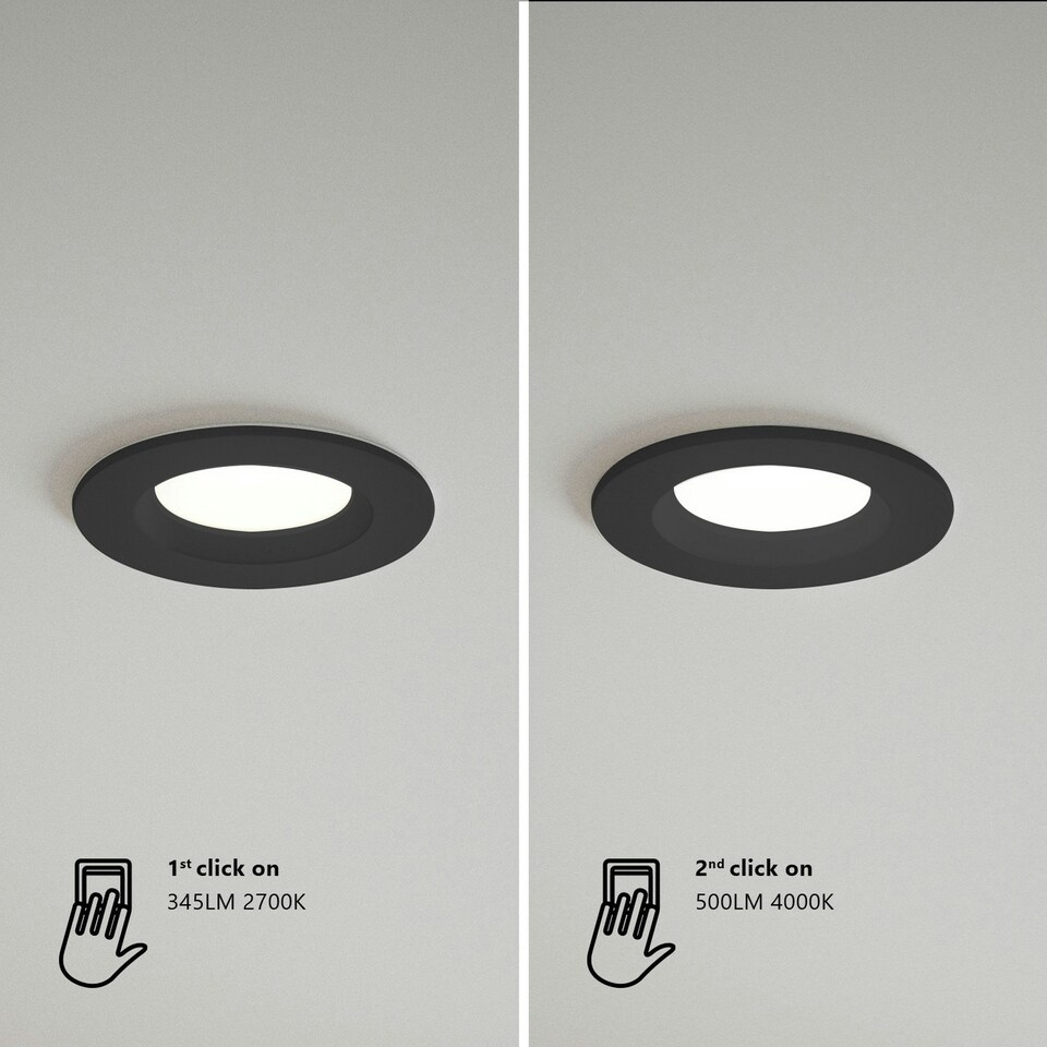 image 1 of Tiaki | Downlight | Black Black | Black