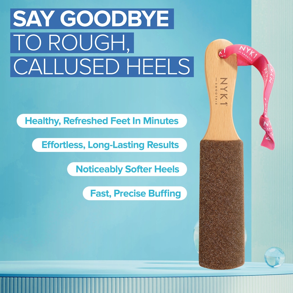 image 1 of NYK1 Smoothie Waterproof Foot File (for Wet & Dry Use) High-Performance Feet Exfoliator