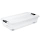 image 1 of Keeeper Crystal Box 33 Litre with Lid and Caster Wheels - Transparent