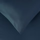 image 4 of OHS Plain Soft Microfibre Duvet Cover and Pillowcase Set, King - Denim Blue