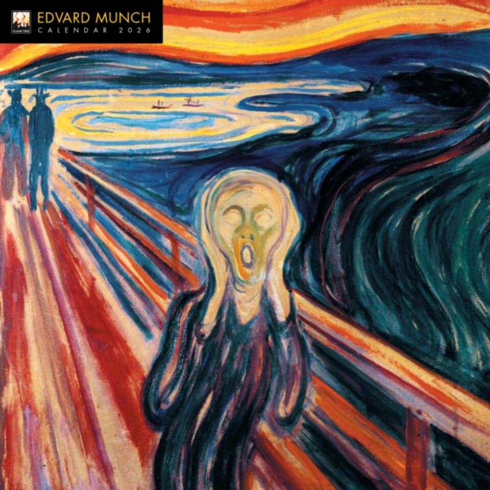 image 1 of Edvard Munch Wall Calendar 2026 (Art Calendar)