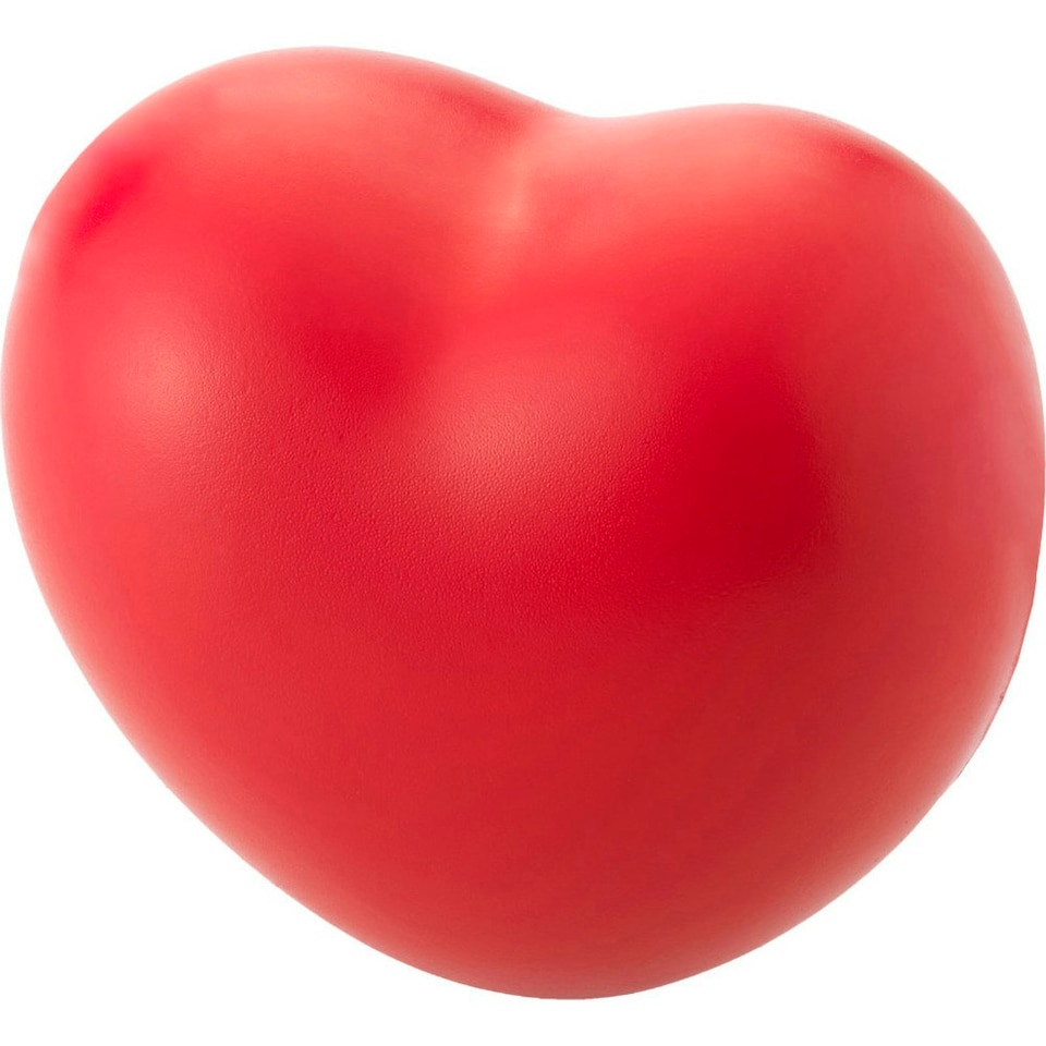 image 1 of Bullet Heart Shaped Stress Reliever - Red - 7 x 7 x 4.5 cm