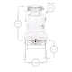image 3 of Rink Drink Glass Drinks Dispensers with Tap - 6.5L - Pack of 2