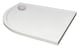 image 1 of Balterley Quadrant Stone Slip Resistant Shower Tray with Corner Waste Position (Left) - Balterley | White | White