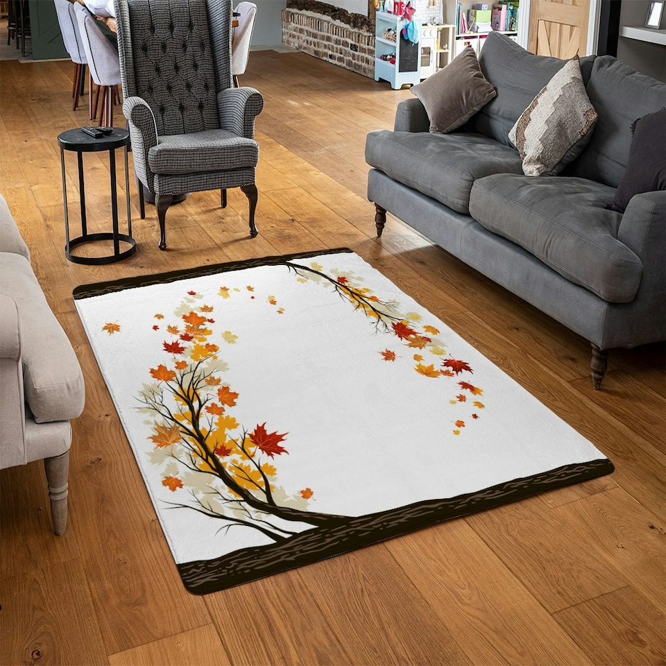 image 1 of Autumn Trees (Rug) Multi | XL: 160x230cm