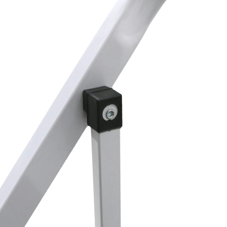 image 1 of Oypla Foldable 4 Step Ladder Stepladder Non Slip Tread Safety Steel Step White