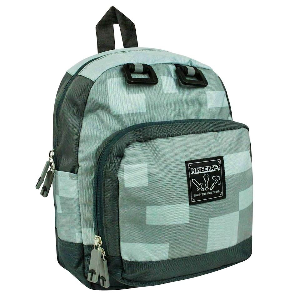 image 1 of Minecraft Childrens/Kids Official Silver Mini Backpack - Silver - One Size